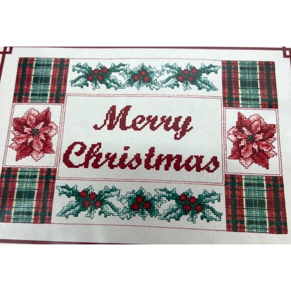 Vickery Collection Merry Christmas Counted Cross Stitch Chart - Picture 1 of 3